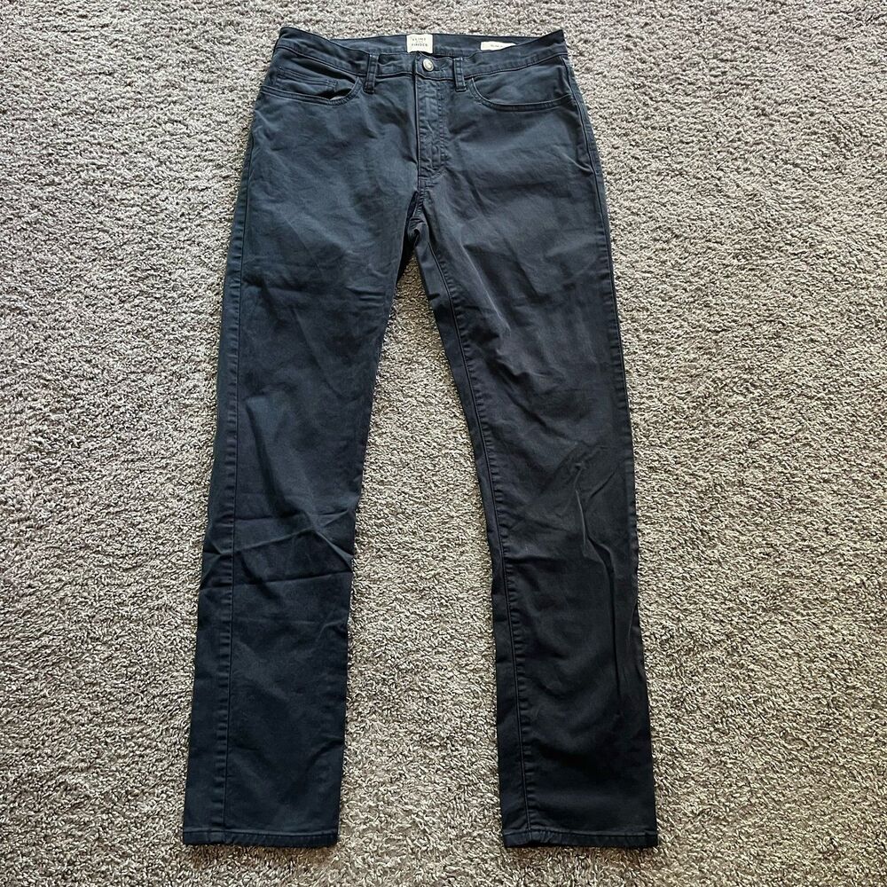 Flint and Tinder Slim Fit Chino Pants Blue 5-Pocket Mens 32x32 Canvas Cotton